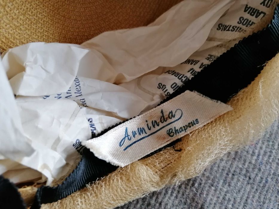 Chapéu de senhora de cerimónia, anos 20 do século passado