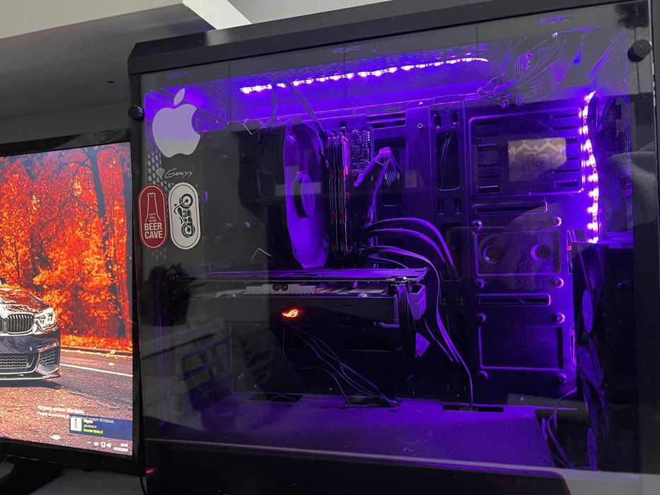 Stanowisko Komputerowe caly zestaw