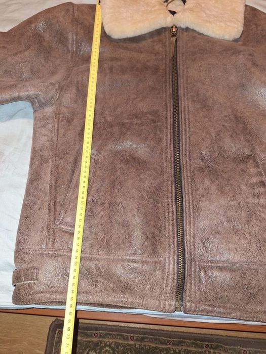 Kurtka skórzana kożuszek
