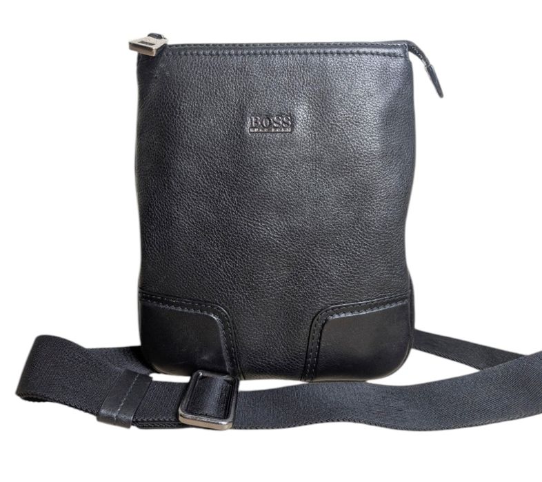Hugo Boss, оригінал, номерна. Сумка чоловіча, натуральна шкіра
