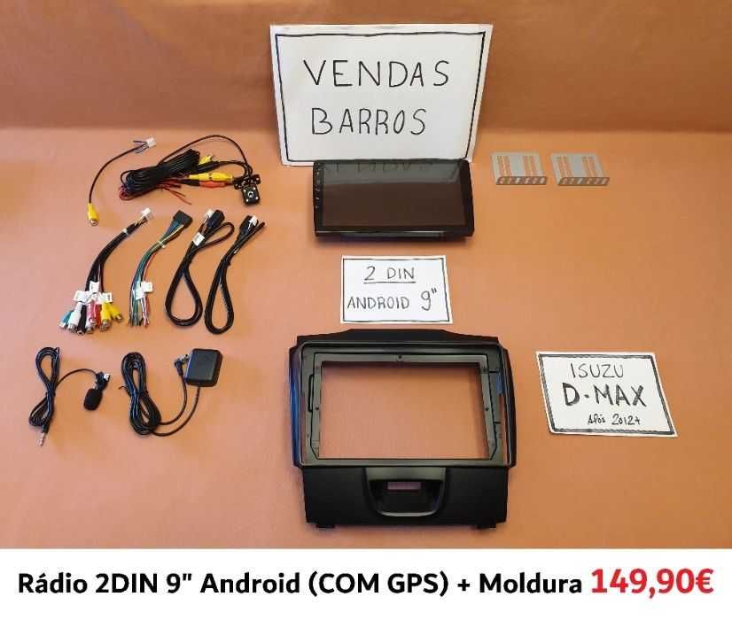 Rádio 2DIN ISUZU • D-Max (2006 até 2018) • Android [4+64GB] DMAX