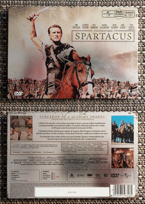 7 DVDs - Ed. Colecionador - Caixa Metálica - Raros - Muito Bom Estado