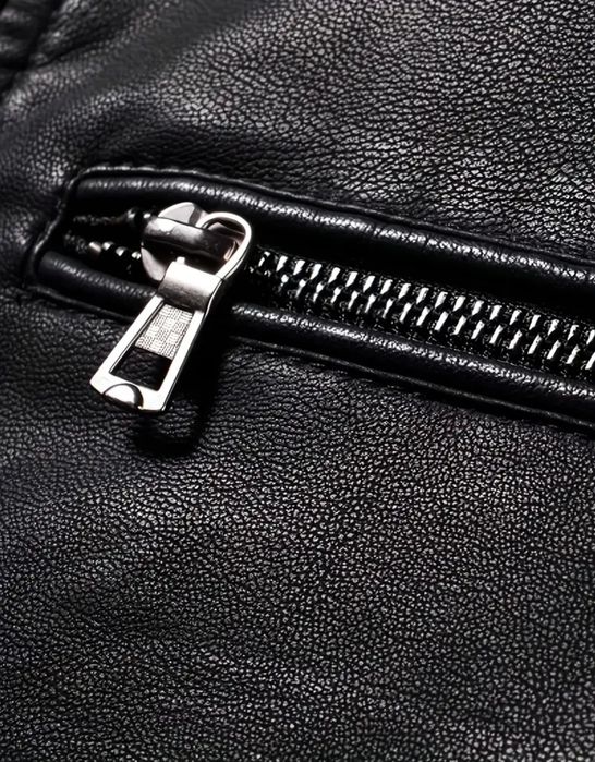 Casaco Couro Sintético Motard