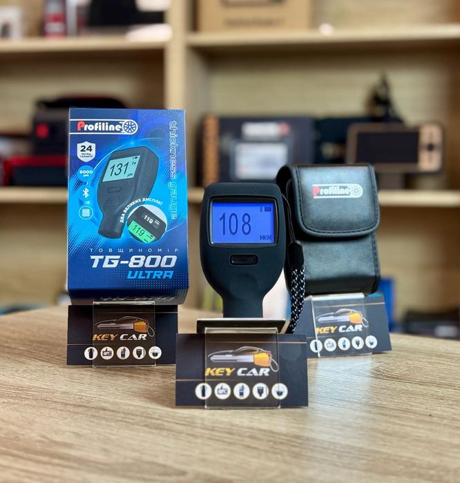 ‼️Товщиномір фарби Profiline TG-800 Ultra (6000мкм, Fe/Zn/NFe/Putty, Android/iOS)