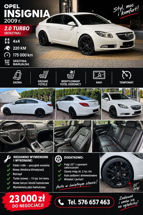 Opel Insignia 2.0 turbo 4x4