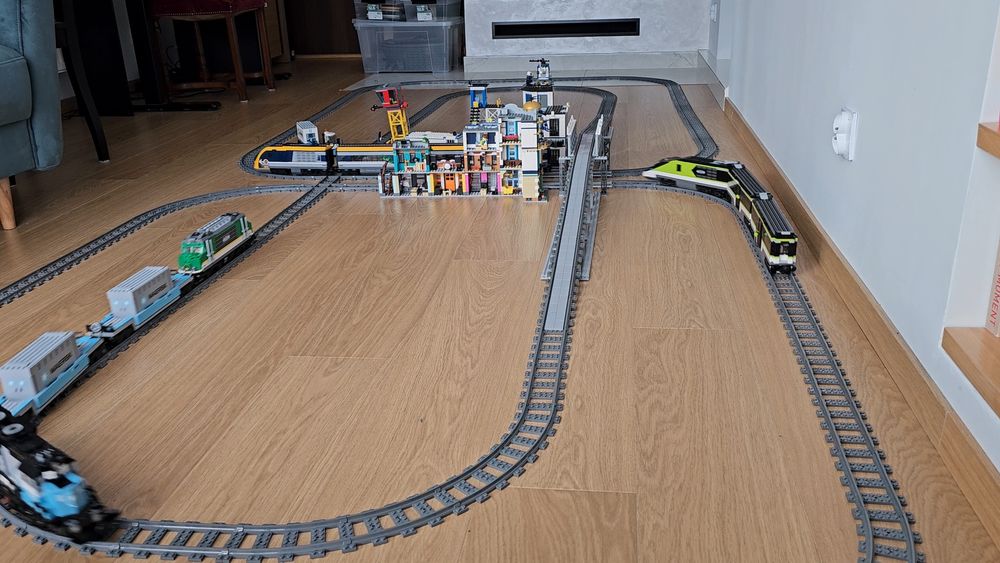 Lego City Tory 80 sztuk torów kompatybilnych z lego