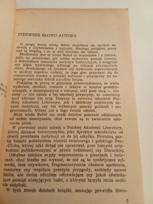 Moja wieża Babel Michał Rusinek