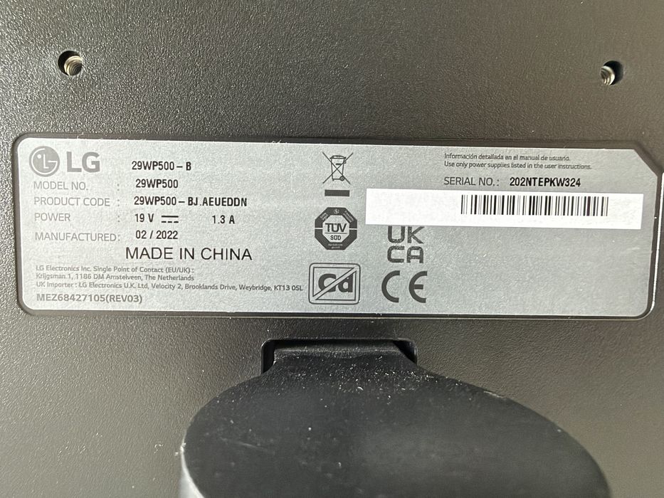 LG 29” UltraWide Moniter