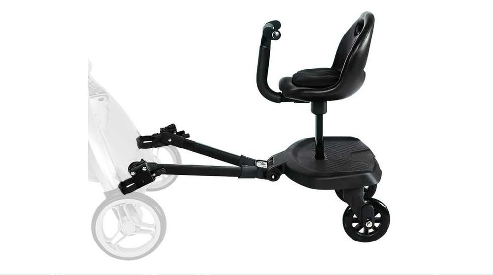 Dostawka do wózka z siedziskiem kierownicą Buggy Board 2-6 lat