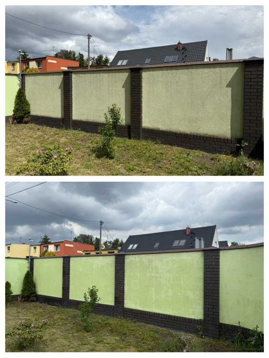 Czyszczenie kostki brukowej, elewacji itp