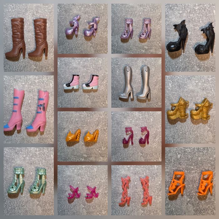 Взуття для ляльок Monster High, Ever After High, Barbie, Bratz, Winx