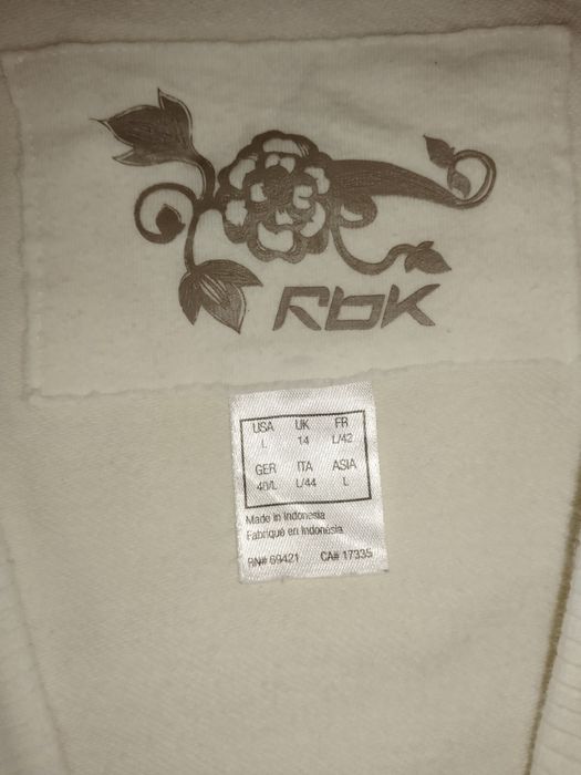 Абсолютно Новоя женская Кофта Reebok Белого цвета Оригинал - Размер M