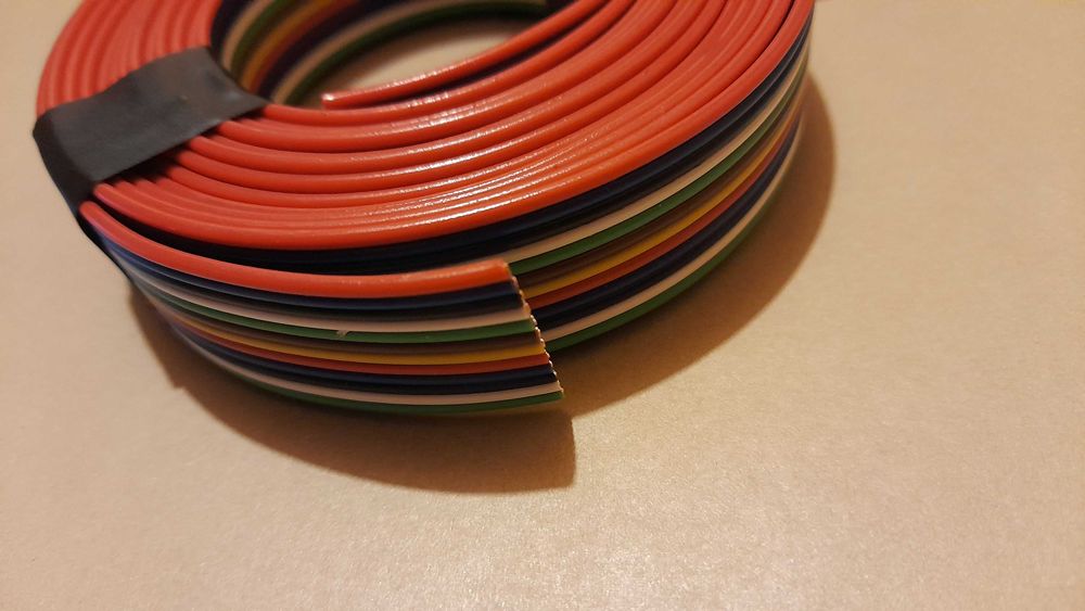 Kabel, przewód, taśma TECHNOKABEL TLWY 12x0,5mm2, 150V, miedź, 310cm