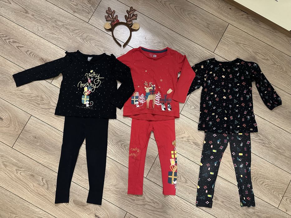 Zestaw ubranek świątecznych 7 sztuk