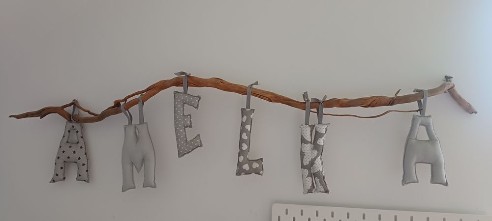 Literki szyte bawełniane AMELKA