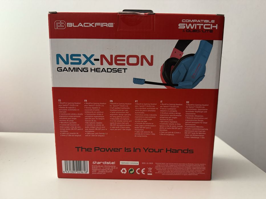 Auscultadores Gaming Blackfire NSX-Neon