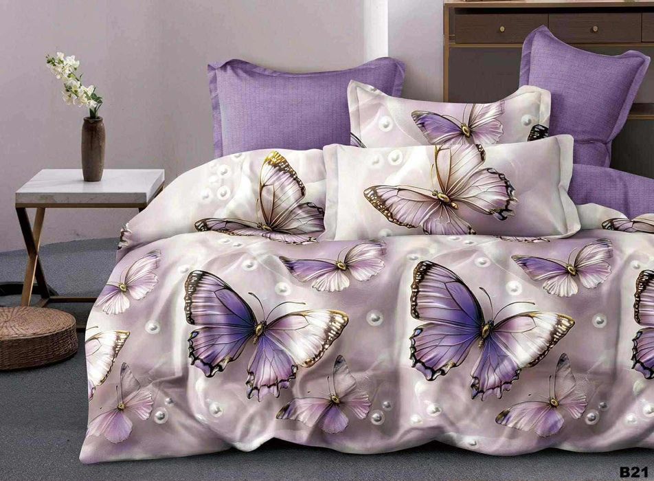 Pościele świąteczne 200x220 z prześcieradłem bawełna satynowa