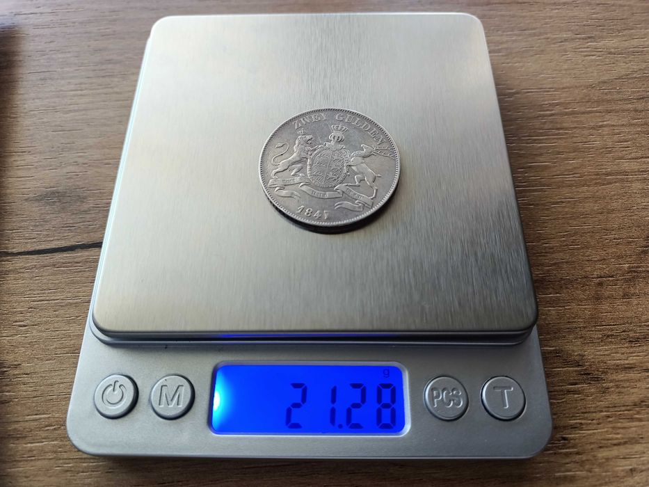 2 Guldeny 1847 Wintenbergia Wilhelm l Srebro