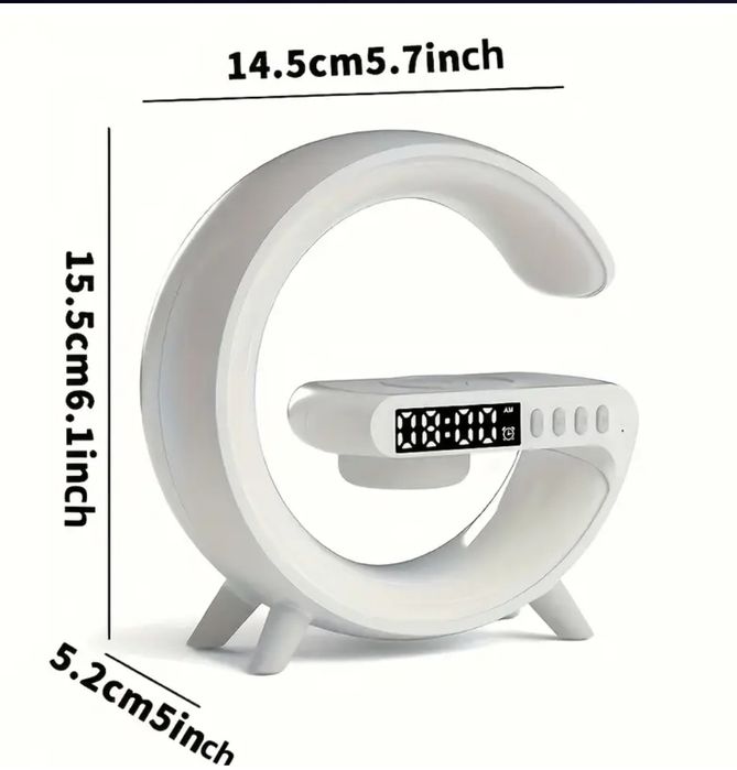 Беспроводная колонка, будильник , ночник