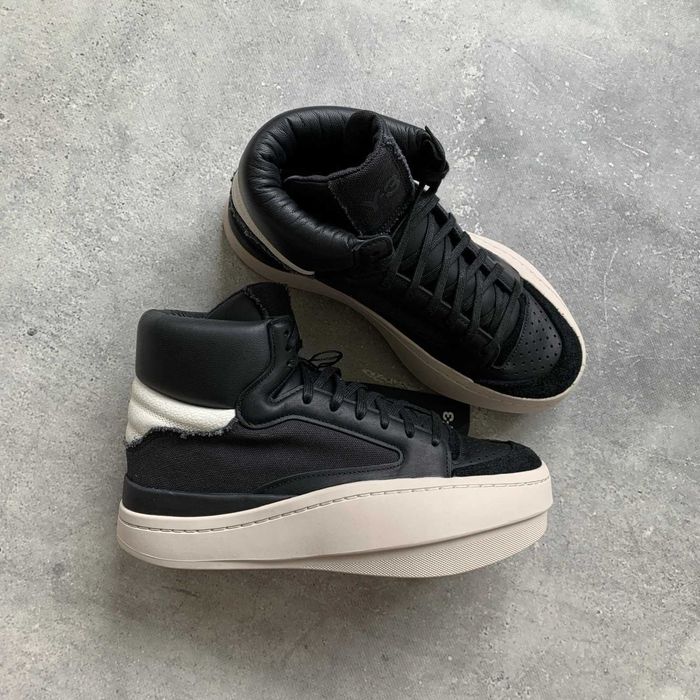 Кросівки Adidas x Yohji Yamamoto Y-3 Centennial HI Black 40.5р IF7788 чоловічі ОРИГІНАЛ