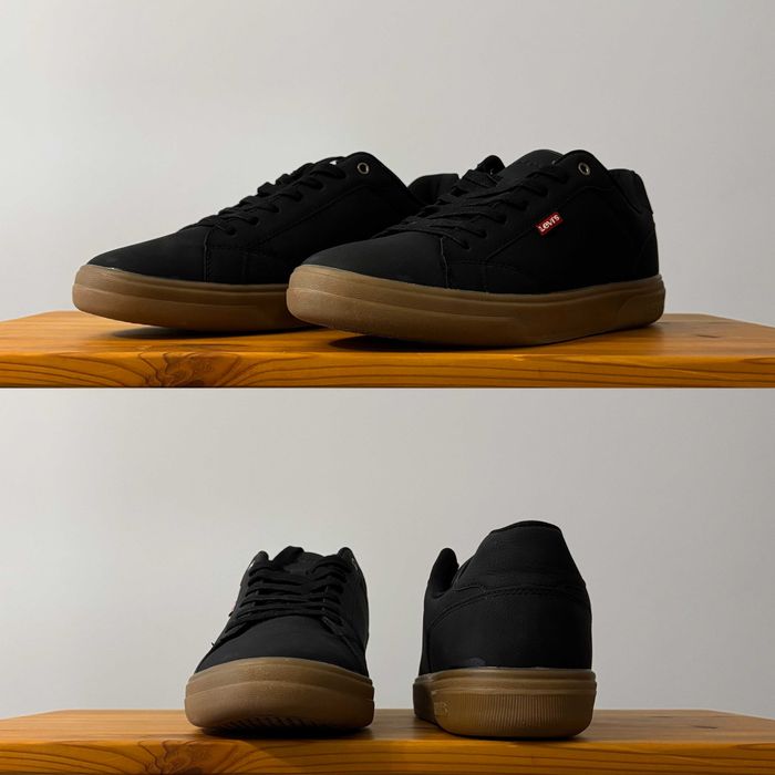 Levi's Men's Carter NB Faux Leather Lace-Up Sneakers