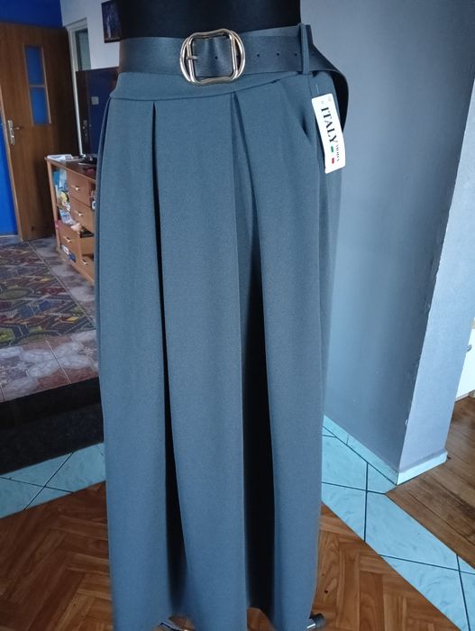 Spódnica włoska damska z paskiem