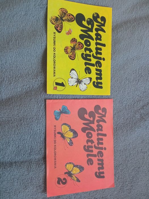 UNIKAT!! Malujemy Motyle 1+2 z 1979 roku nakładem 100.000