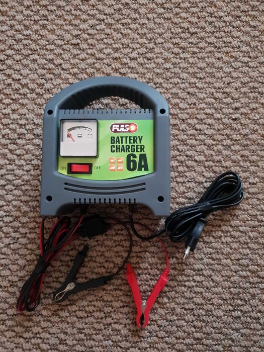 Зарядний пристрій Pulso 6A зарядка до машини автозарядка акамулятора