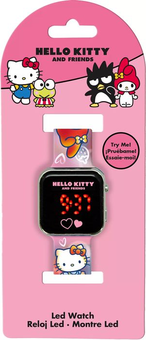 Zegarek LED z kalendarzem Hello Kitty HK50151. Kids Euroswan. Nowy Produkt