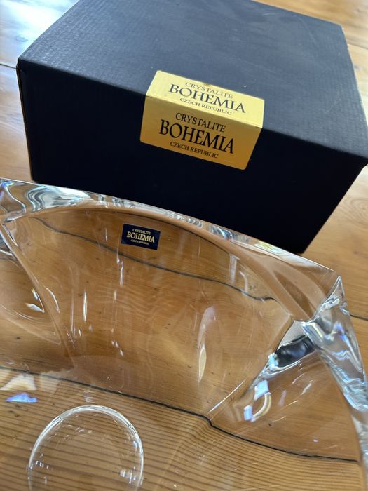Taça Fruteira Cristal Bohemia nova