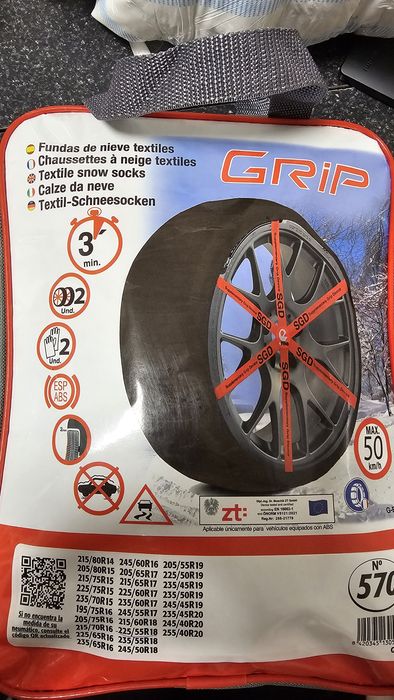 Manta de rodas para neve 225/55 R18 ( entre outras)