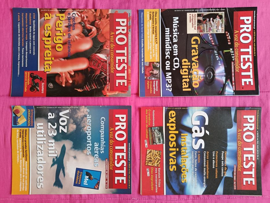 28 revistas PRO TESTE