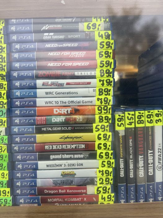 Gry PS4/PS5, rożne tytuł, SKUP sprzedaż ZAMIANA