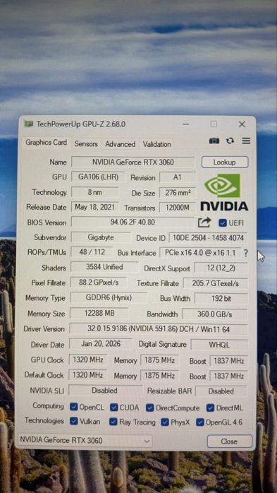 Ігровий ПК RTX 3060 12GB/ Ryzen 5 3600 / 16 GB ddr4 RGB / SSD 500 GB