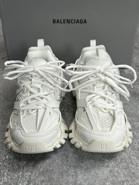 Balenciaga Track 2.0 full white кросівки кроссовки фулл білі траки баленсіага 44 43 42 41