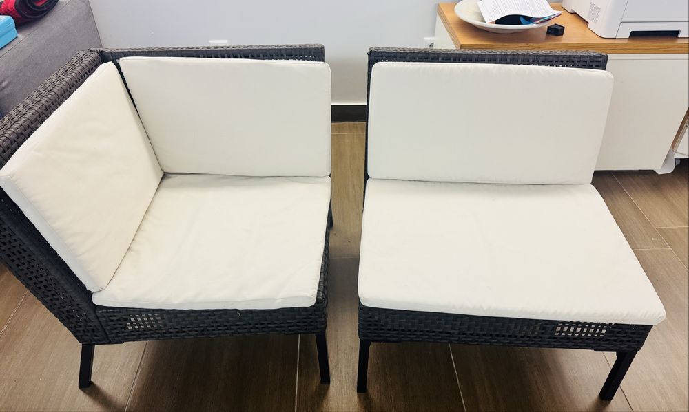 Banco exterior Rattan 2 pecas