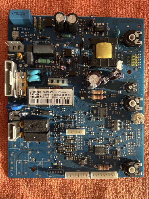 Placa caldeira  CPBTR08 – PSC-026.01 / .02 / .03