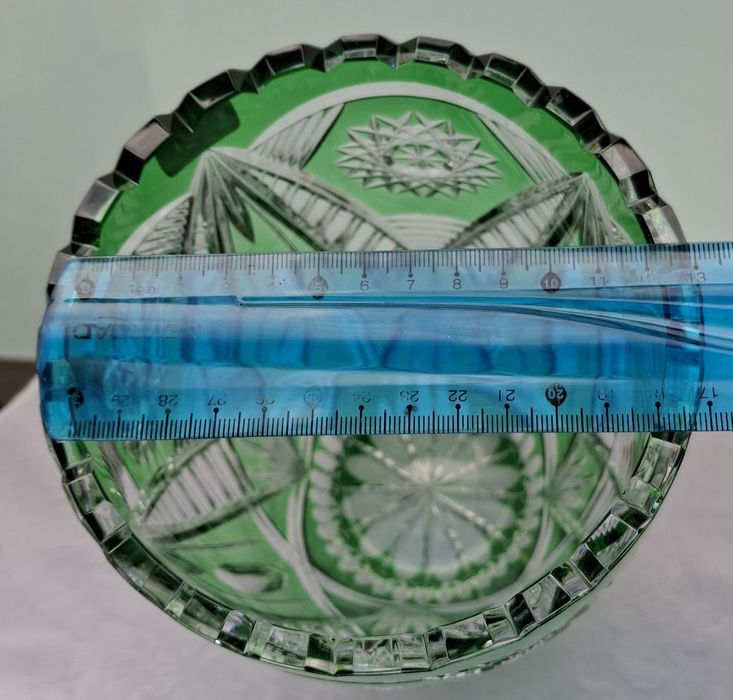 Ваза кольоровий кришталь