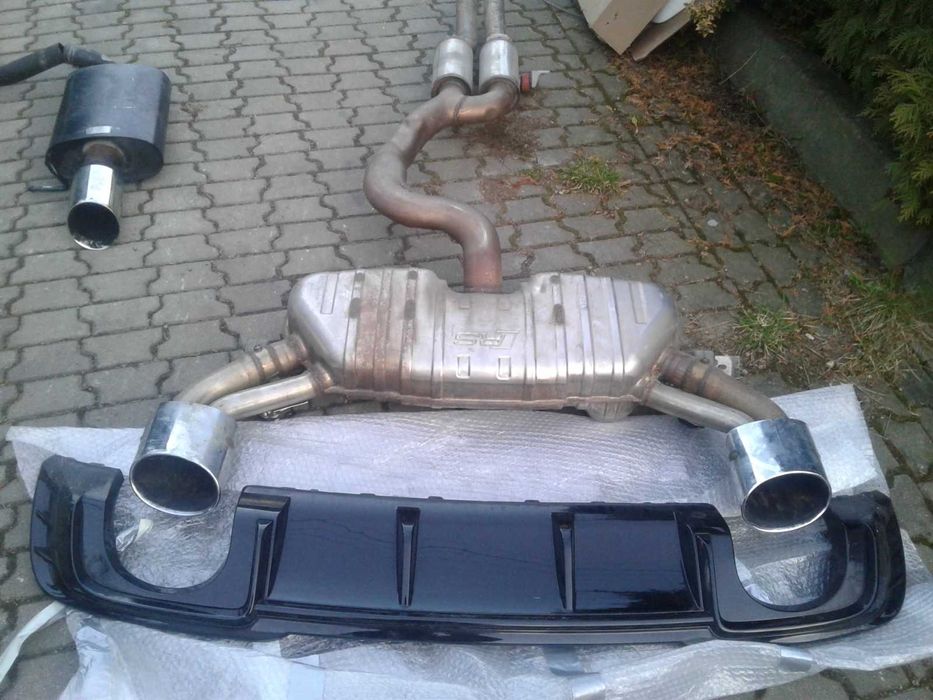 Audi A3 S3 RS3 8V S-line Dokładk Dolna Zderzaka Lotka Spojler Dyfuzor