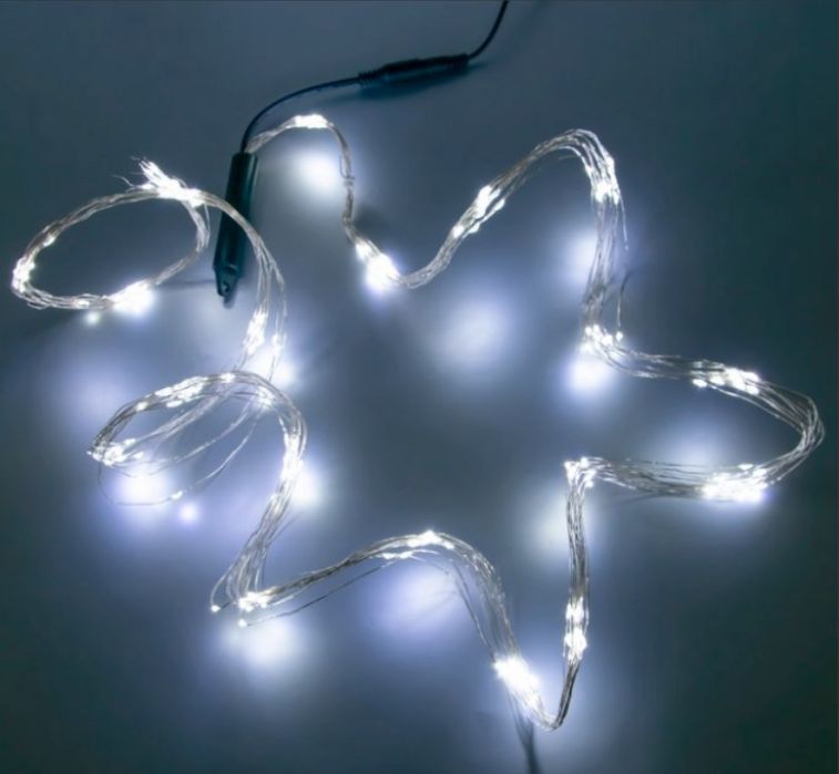 Гірлянда Кінський хвіст 2,5 м, Гірлянда від USB 20 ниток