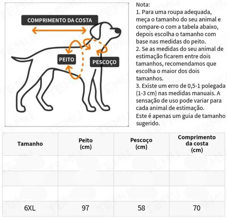Casaco quente preto e rosa para cão grande