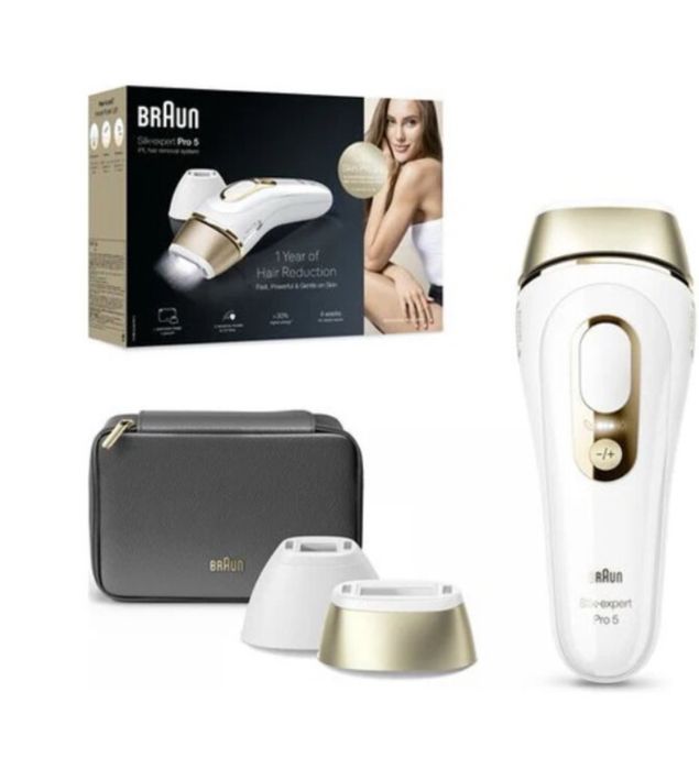 Depiladora a laser Braun Silk-expert Pro 5 nova (400.000 flashes)
