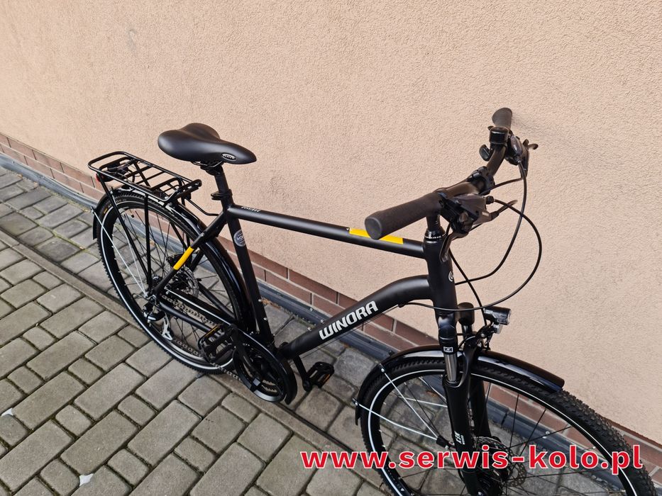 Rower męski trekkingowy WINORA koła 28 SHIMANO ACERA aluminium rabat