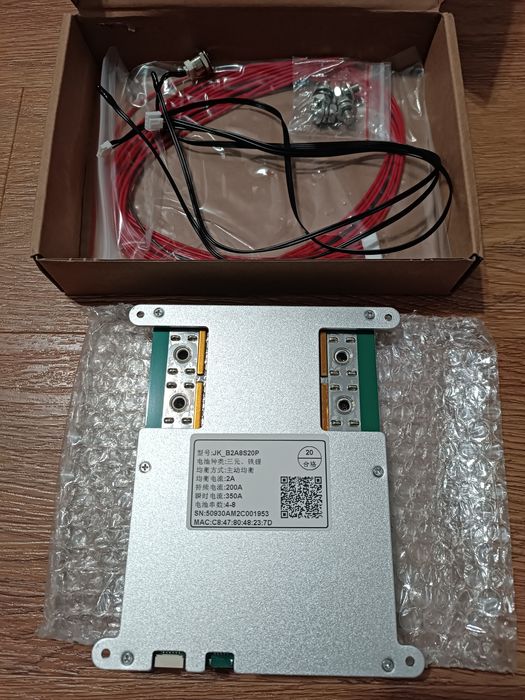 БМС JK BMS 200A 2A баланс Jikong BT bluetooth