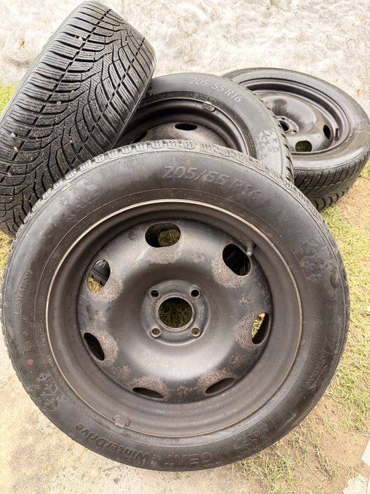 Felgi stalowe opony zimowe kołpaki 16 citroen c4 picasso / grand