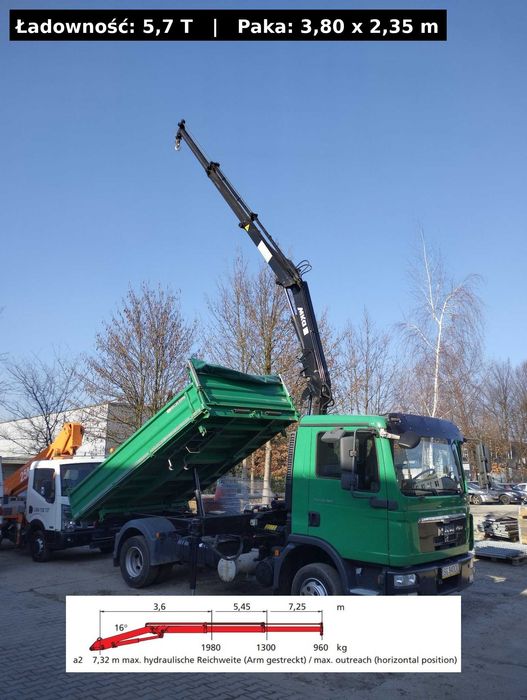 zwyżka z operatorem 25m/27m  HDS + Wywrotka - Cały Śląsk