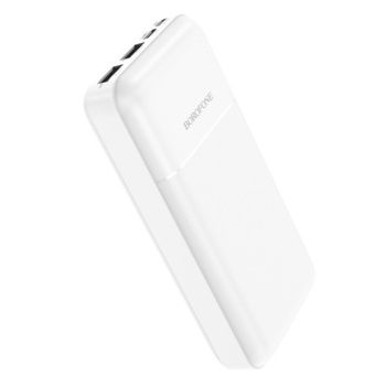 Borofone Power Bank 20000mAh BJ16A Cube - 2xUSB - biały