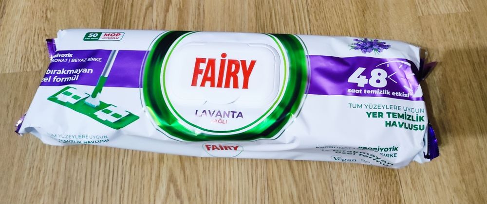 FAIRY wkłady do mopa nawilżane ścierki
