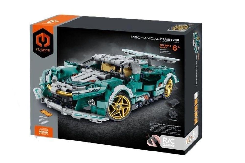 Klocki R/C Super Auto Turkus 450el