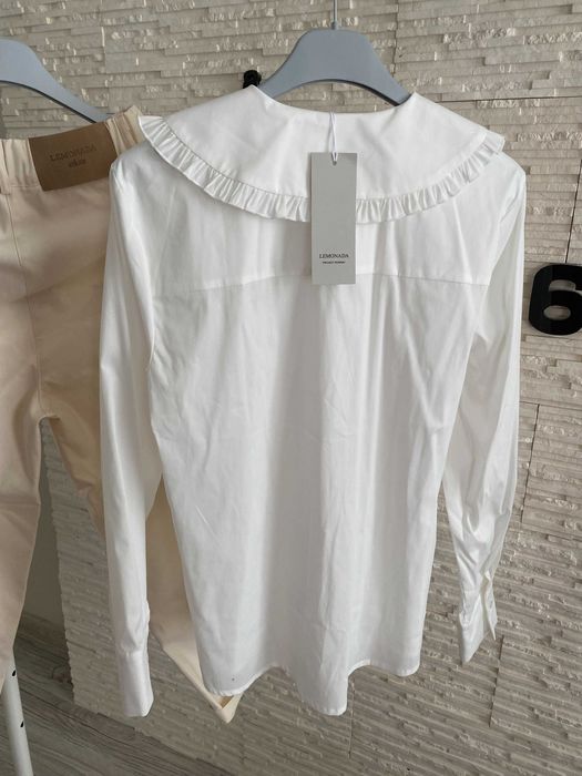 Lemonada nowa kolekcja białą koszula ozdobny kołnierzyk